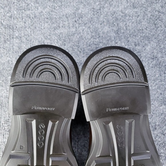 Ecco Helsinki 2 Shoes Mens Sz 9 Brown Leather Oxford Dress Bike Toe Derby *READ* - Picture 9 of 16